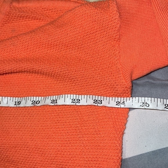 Banana republic orange women scoop neck  sweater - Picture 8 of 10